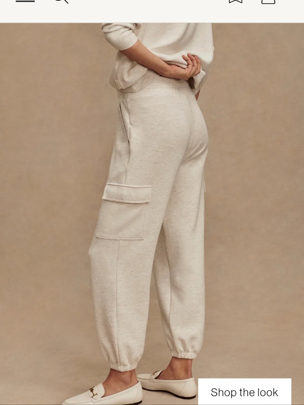 Varley Navy DoubleSoft Cargo Jogger